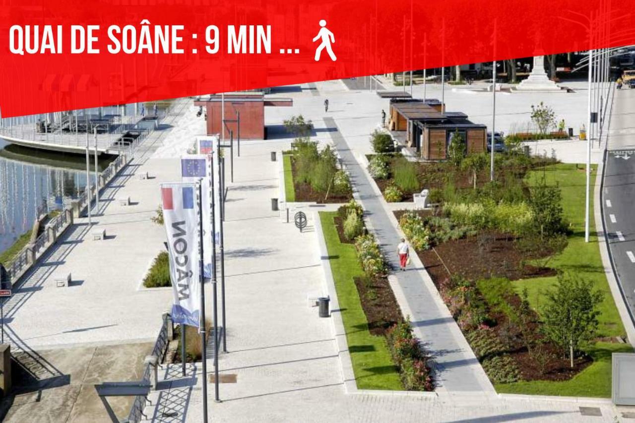 Macon - Gare - Centre Ville - Parking - Cosy - Wifi المظهر الخارجي الصورة